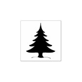 kerstboom 	rubberstempel (Afrduk)