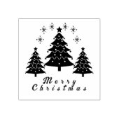 kerstboom 	rubberstempel (Afrduk)