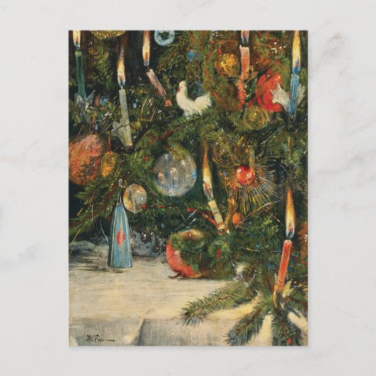 Kerstboom | Rudolf Bernhard Willmann Briefkaart (Voorkant)