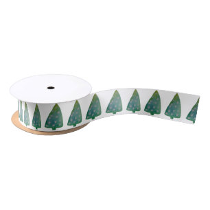 Kerstboom Satin Ribbon Lint