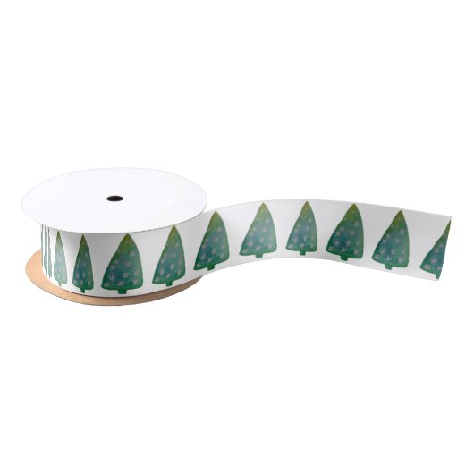 Kerstboom Satin Ribbon Lint (Spoel)