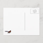 Kerstboom Save the Date Briefkaart (Achterkant)