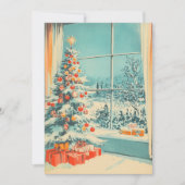 Kerstboom Scene Bericht Sjabloon uit het Verleden (Voorkant)