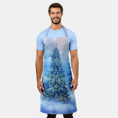 kerstboom schort (Gedragen)