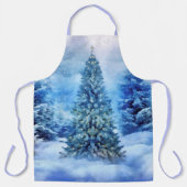 kerstboom schort (Voorkant)