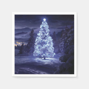 kerstboom servet