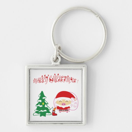 kerstboom sleutelhanger (Voorkant)