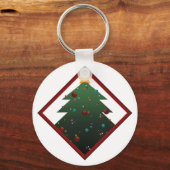 kerstboom sleutelhanger (Voorkant)