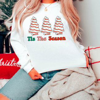 Kerstboom Snack Cakes Sweatshirt