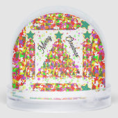 Kerstboom  sneeuwbol (Achterkant)