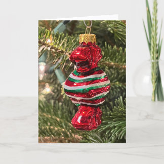 Kerstboom Snoep Ornament Kaart