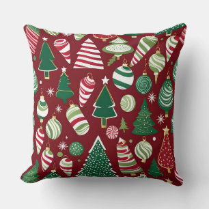 kerstboom snoep ornamenten kussen