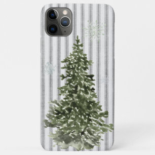 Kerstboom Snowflakes  smaakstreep iPhone 11 Pro Max Hoesje