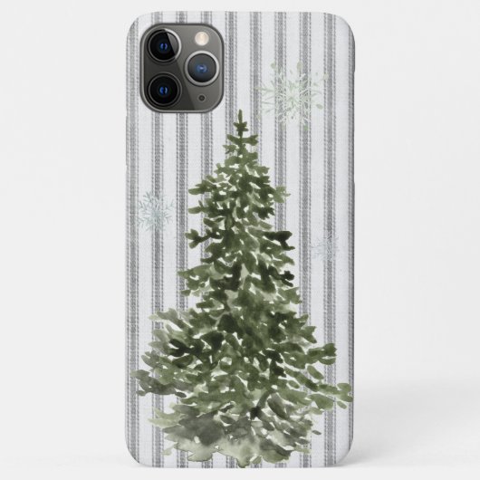 Kerstboom Snowflakes  smaakstreep Case-Mate iPhone Case (Achterkant)