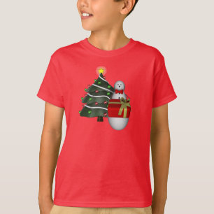 Kerstboom Snowman Holiday T-shirt