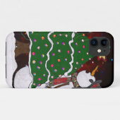 kerstboom Snowman Surprise Art Print Case-Mate iPhone Case (Achterkant (horizontaal))