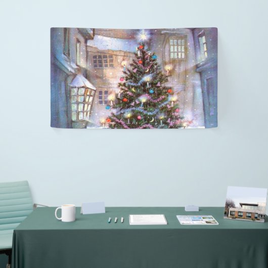 kerstboom  spandoek (Beurs)