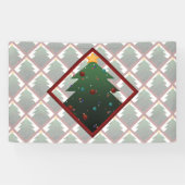 kerstboom spandoek (Horizontaal)