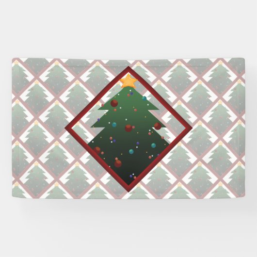 kerstboom spandoek (Horizontaal)
