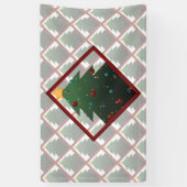 kerstboom spandoek (Verticaal)