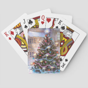 kerstboom speelkaarten
