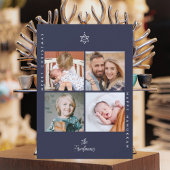 Kerstboom Ster van David Feestdagenkaart