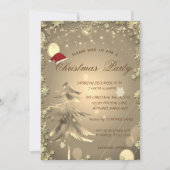 Kerstboom, sterren, kerstfeest kaart (Voorkant)