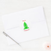 Kerstboom Sticker (Envelop)