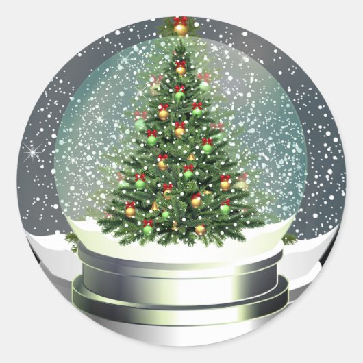 kerstboom sticker (Voorkant)