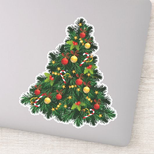 kerstboom sticker (Detail)