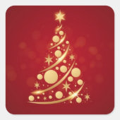 Kerstboom Sticker (Voorkant)