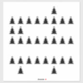 kerstboom sticker (Vel)