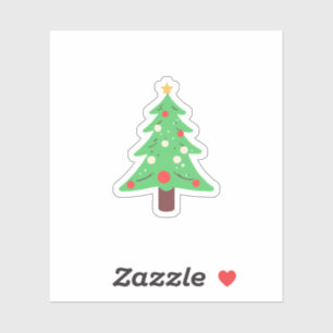 Kerstboom Sticker