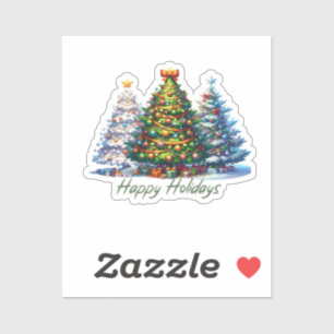 Kerstboom sticker