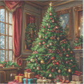 kerstboom sticker (Voorkant)