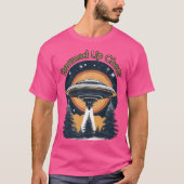 Kerstboom straalt door UFO T-shirt (Voorkant)