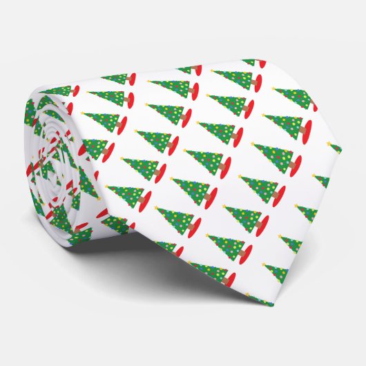 kerstboom stropdas (Opgerold)
