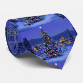 kerstboom stropdas (Opgerold)