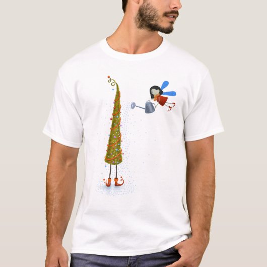 kerstboom t-shirt (Voorkant)