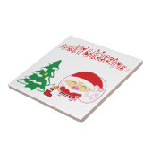 Kerstboom Tegeltje (Zijkant)