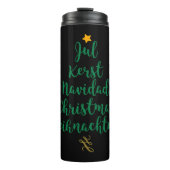kerstboom thermosbeker (Voorkant)