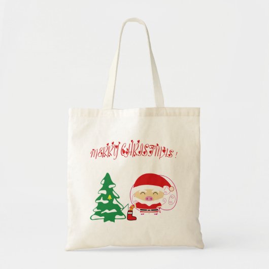 Kerstboom Tote Bag (Voorkant)