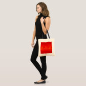 kerstboom tote bag (Voorkant (model))