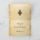 Kerstboom: Traditionele groet Feestdagen Kaart (Binnen)