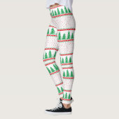 Kerstboom Ugly Sweater Reindeer Leggings (Links)