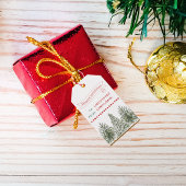 Kerstboom Unieke  Naam Gift Label Cadeaulabel