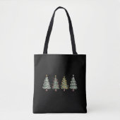 Kerstboom Vakantie Cadeau Winter Draagtas (Voorkant)