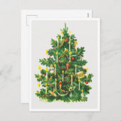 Kerstboom  Vakantie Post Kaart (Voorkant / Achterkant)