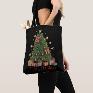 Kerstboom Vakantie Winter Geschenk Draagtas