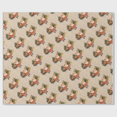 Kerstboom van de Kerstman Cadeaupapier (Vlak)